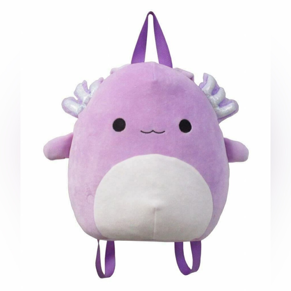 Squishmallows 12 Inch Plush Backpack Monica The Axolotl Kellytoy